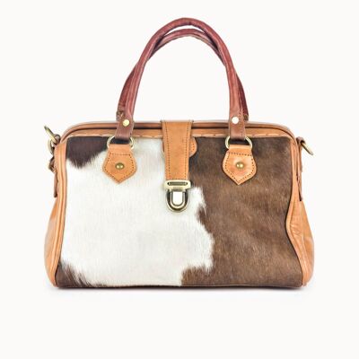 Borsa in pelle 'Frou' naturale