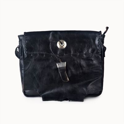 Bolso de cuero 'Zulu' negro