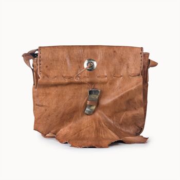 Sac en cuir 'Zulu' naturel 1