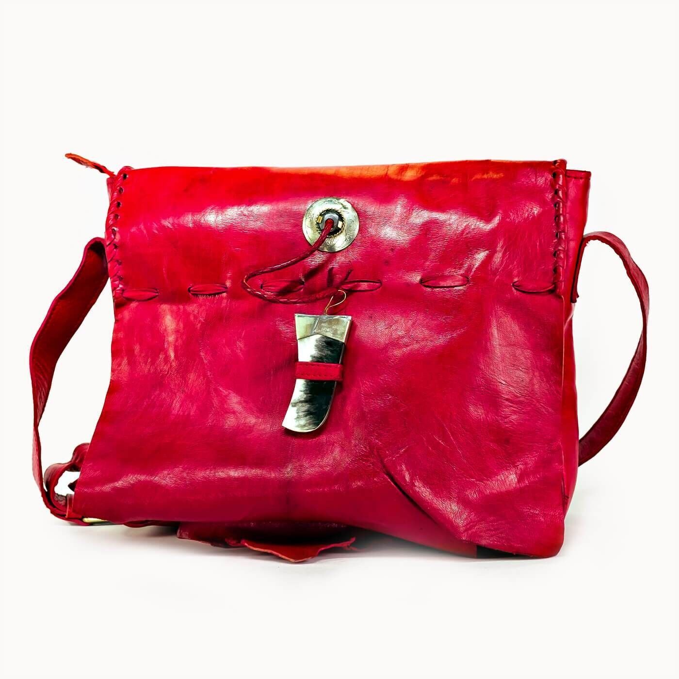 Ledertasche 'Zulu' rot