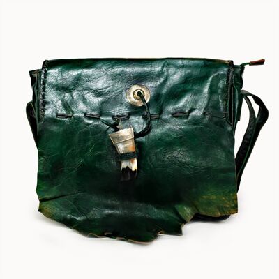 Leather Bag 'Zulu' green