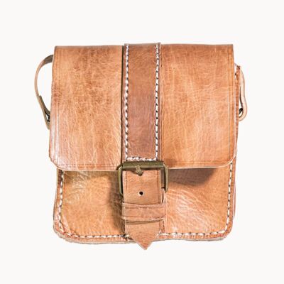 Leather pouch "Pico" natural