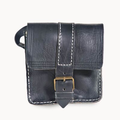 Leather pouch "Pico" black