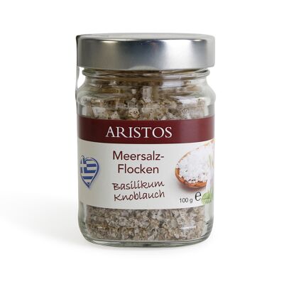 Aristos pyramid salt with basil & garlic