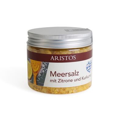 Aristos grobes Meersalz Zitrone Kurkuma 200 g