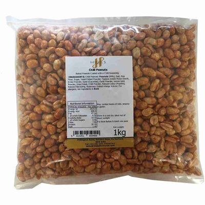 Bulk Chilli Peanuts 1kg