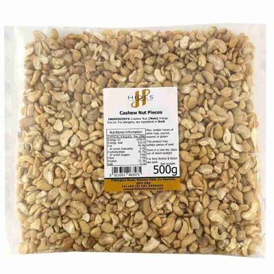 Pezzi di anacardi sfusi 500 g