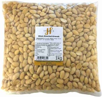 Amandes entières blanchies en vrac (1kg) 1