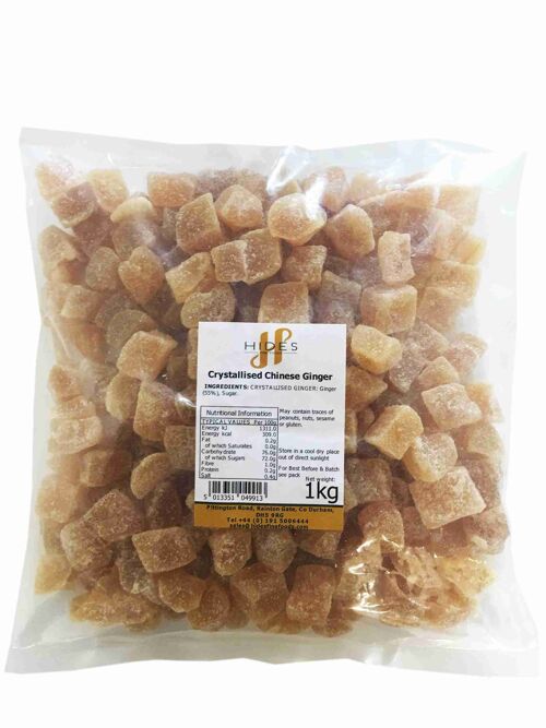 Bulk Crystallised Chinese Ginger 1kg