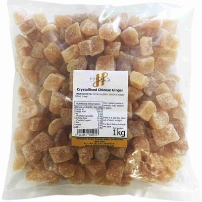 Bulk Crystallised Chinese Ginger 1kg