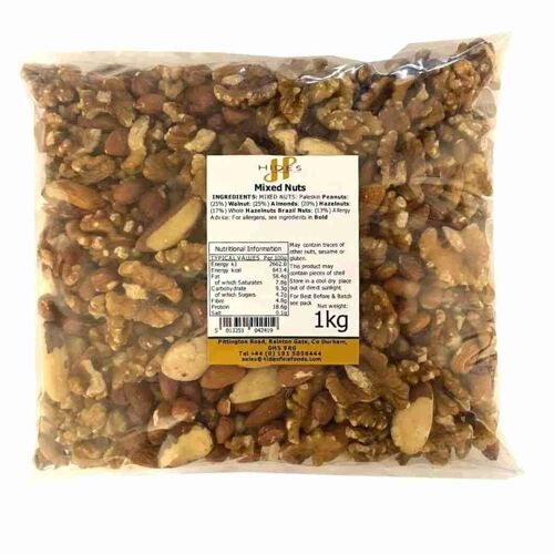 Bulk Mixed Nuts 1kg