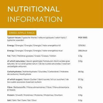 Rondelles de pommes séchées en vrac (500g) 3