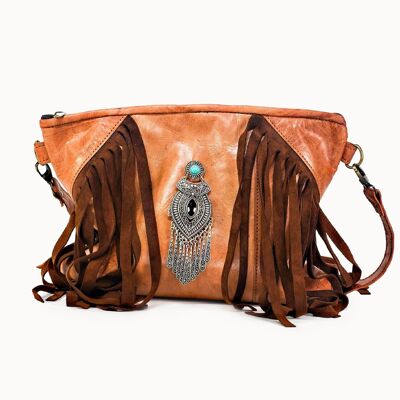 Borsa in pelle 'Afghane' naturale