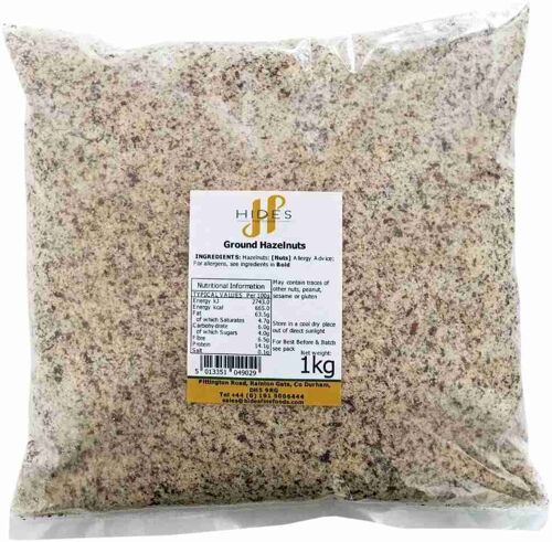 Bulk Ground Hazelnuts (1kg)