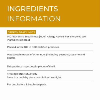 Noix du Brésil concassées en vrac (1kg) 3