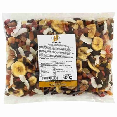 Bulk Tropical Mix A Blend of Dried Fruit and Nuts 500g