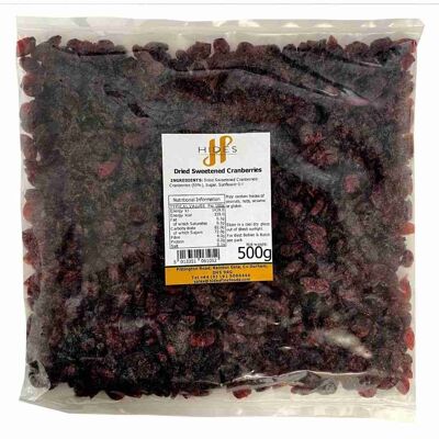 Massengetrocknete gesüßte Cranberries 500g