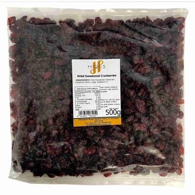 Bulk Dried Sweetened Cranberries 500g