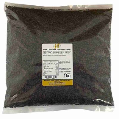 Copos Sabor Chocolate Negro Granel (1kg)