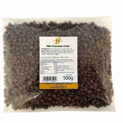 Bulk Milk Chocolate Chips 500g