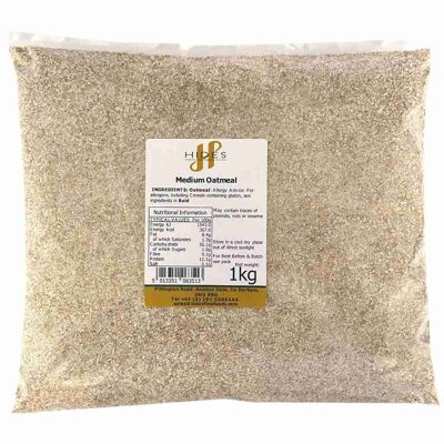 Bulk Oatmeal Medium 1kg