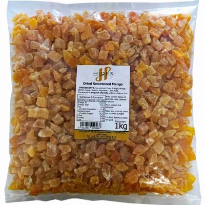 Bulk Dried Sweetened Diced Mango 1kg