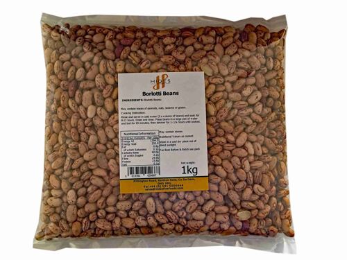 Bulk Borlotti Beans 1kg