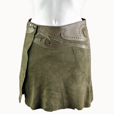 Mini Skirt 'Boho' taupe