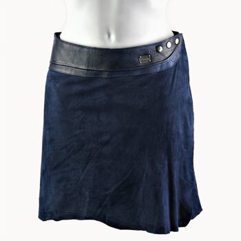 Mini jupe 'Elegance' bleu 1