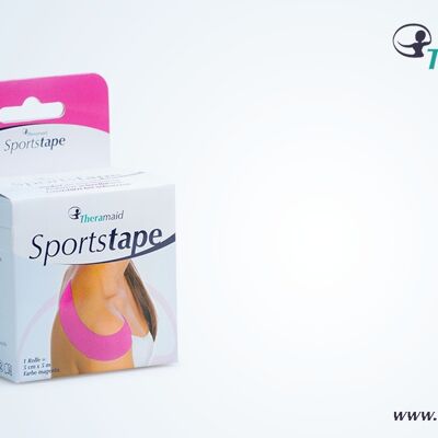 Sportstape - Kinesiotapes aus Baumwolle, verschiedene Farben - pink