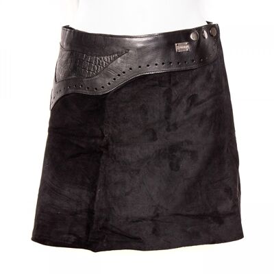Minifalda 'Inlay' negro