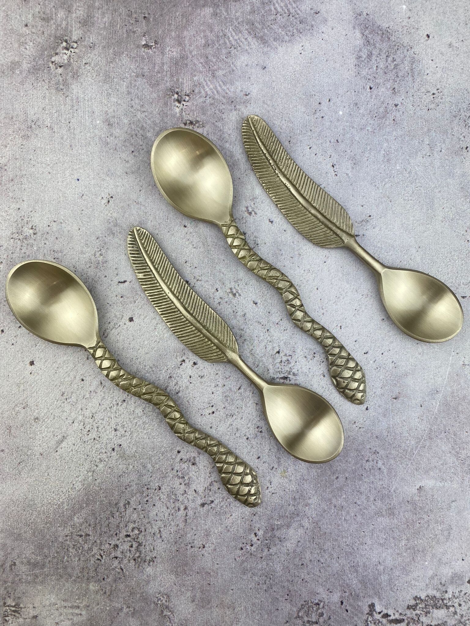 Vintage Federlöffel 14cm von MonJoliBol