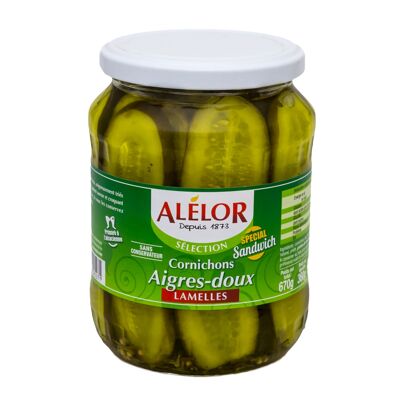 Pepinillos agridulces en tiras 72CL - 360G