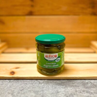 Organic sweet and sour pickles 37CL - 190G