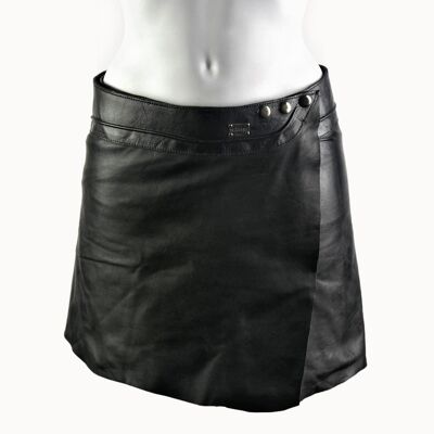 Minifalda 'Elegance' Cuero negro