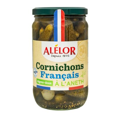 Sweet and sour French dill pickles 85CL - 425G