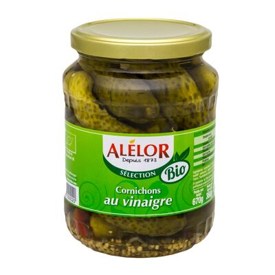 Gherkins in Organic Vinegar 72CL - 360G