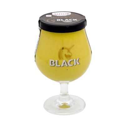 Moutarde à la bière Licorne Black Galopin 170G