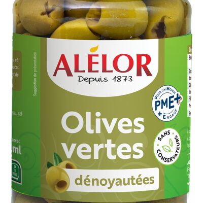 Olives Vertes Dénoyautées 37 CL - 160G