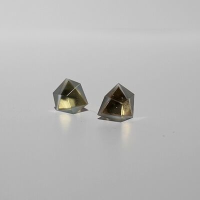 Pressure Earrings JELLY--SOULBOTTLE indigo GOLD
