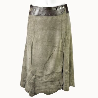 Midi Skirt 'Simplicity' gray