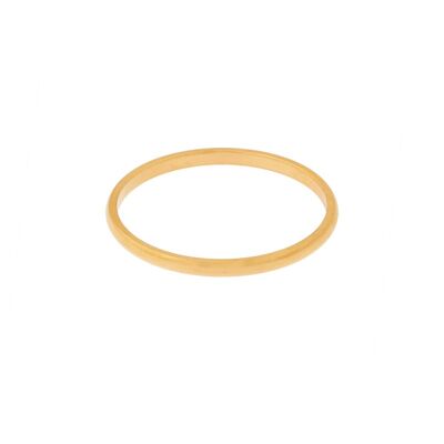 ANILLO BASIC REDONDO PEQUEÑO - TALLA 19 - ORO