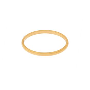 BAGUE BASIC RONDE PETITE - TAILLE 19 - OR