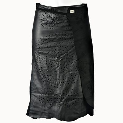 Midi Skirt "Mandala" black