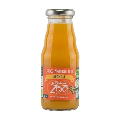 Italian Organic Juice Orange 100% 200 ml