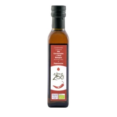Huile d'Olive Vierge Extra Bio aromatisée Chili 250ml