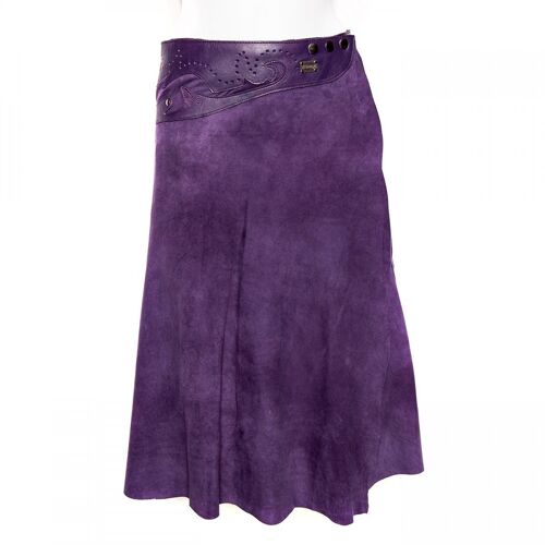 Midi Rok 'Boho' paars