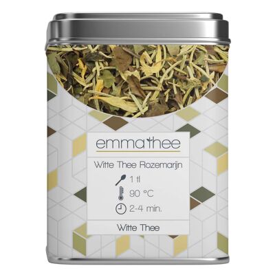 Tea tin White tea Rosemary