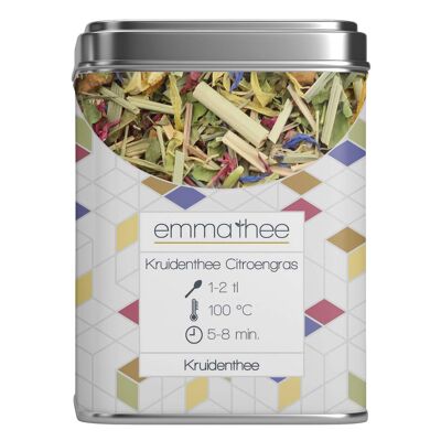 Lata de té Té de hierbas Lemongrass