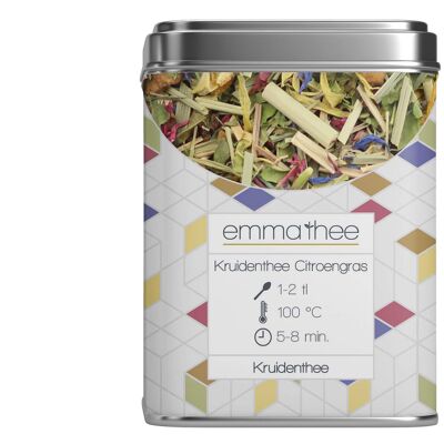 Tea tin Herbal tea Lemongrass